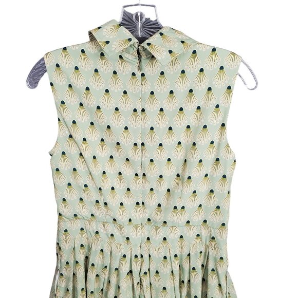 Zappelle eShakti NWOT Size S 6 Dress Fit Flare Sleeveless Crepe Garden Party - Picture 5 of 15